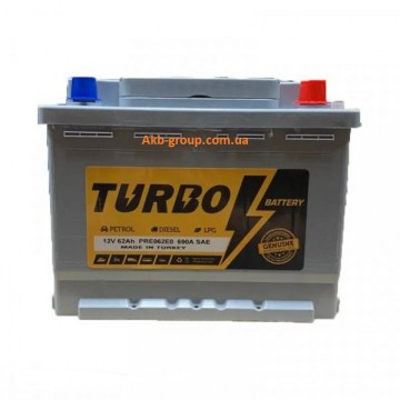 Turbo Premium 62Ah 690A R+7